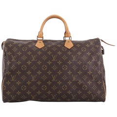 Used Louis Vuitton Speedy Handbag Monogram Canvas 40