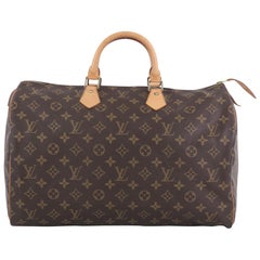 Used Louis Vuitton Speedy Handbag Monogram Canvas 40