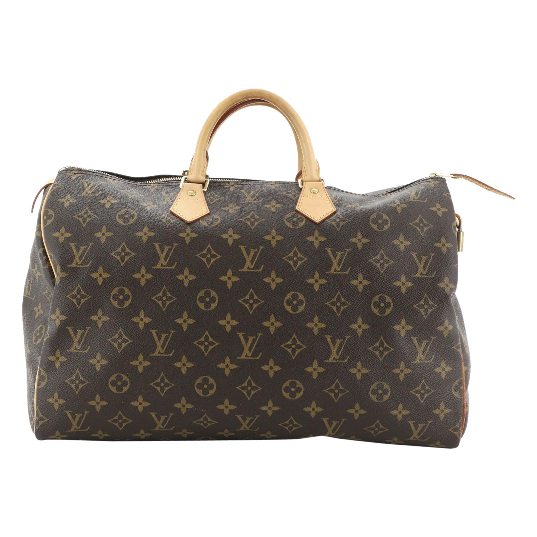 Louis Vuitton Speedy Handbag Monogram Canvas 40