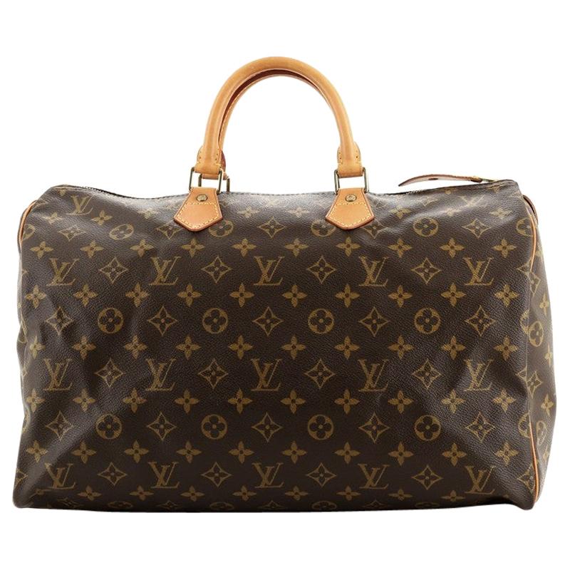 Louis Vuitton Speedy Handbag Monogram Canvas 40
