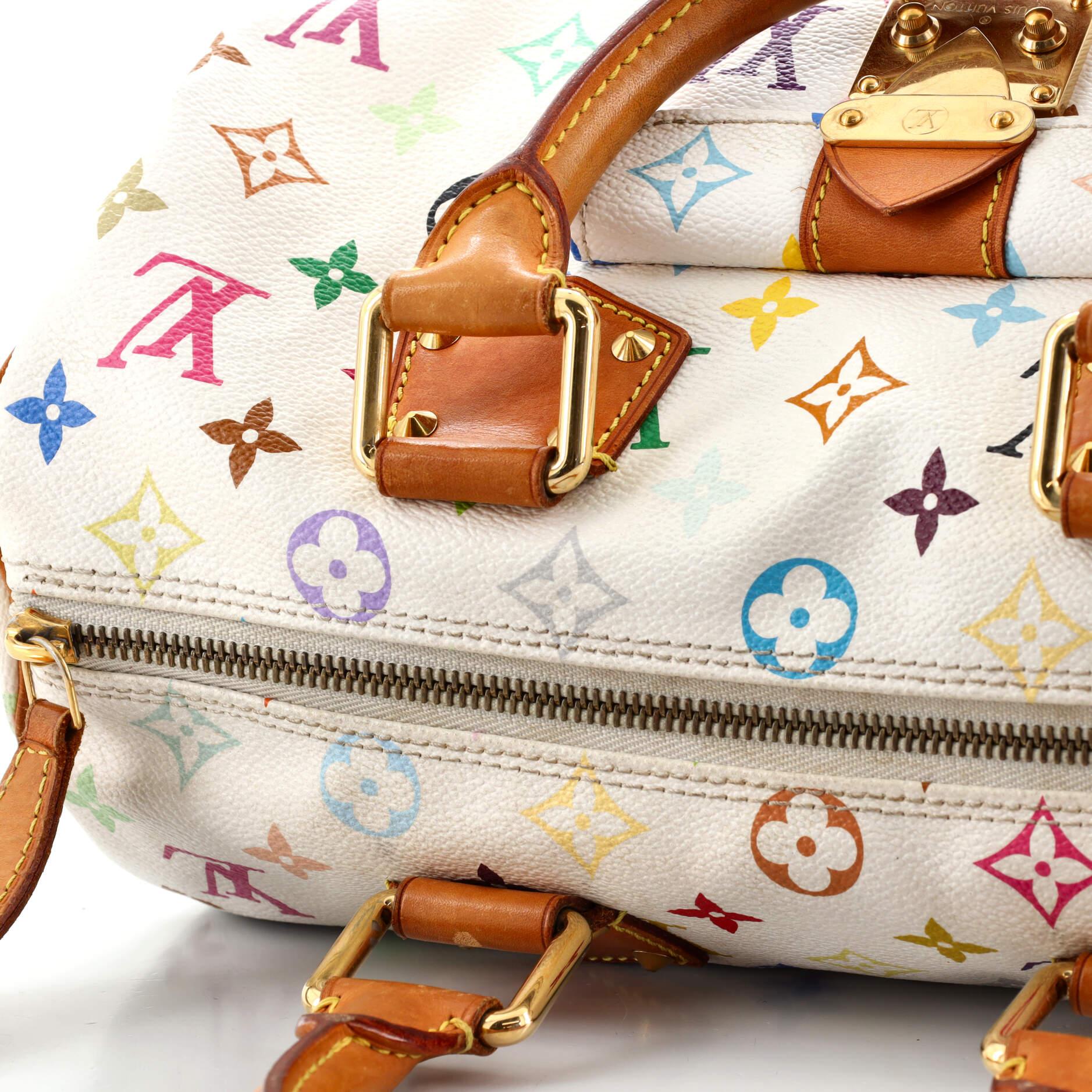Louis Vuitton Speedy Handbag Monogram Multicolor 30 4