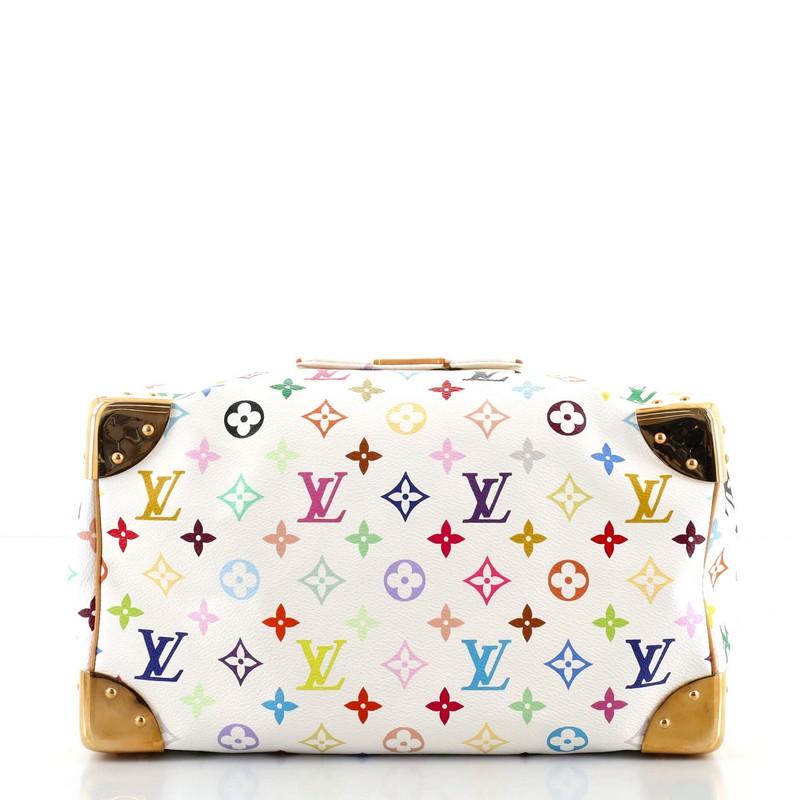 Beige Louis Vuitton Speedy Handbag Monogram Multicolor 30