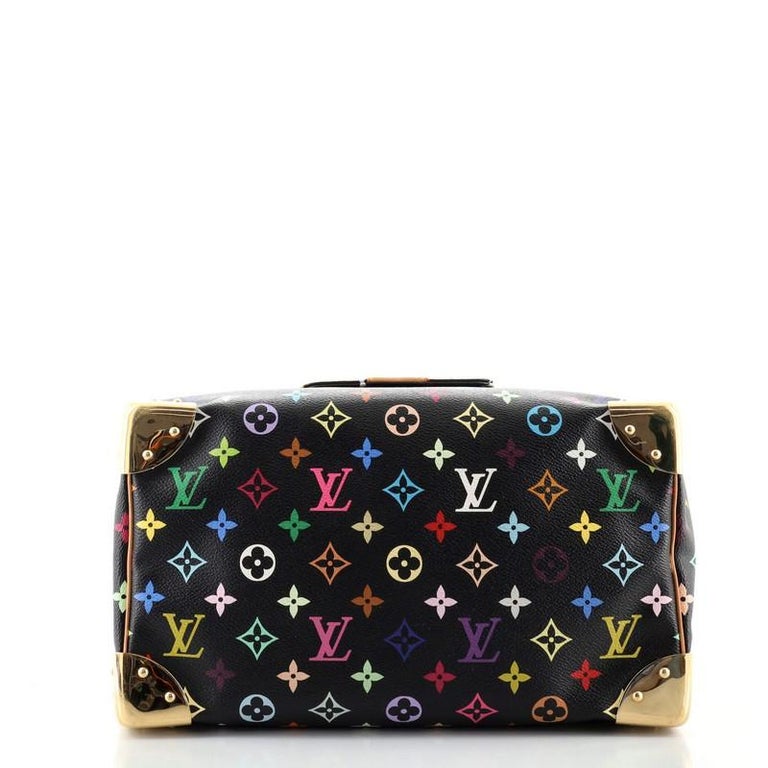 Louis Vuitton Speedy Handbag Monogram Multicolor 30 For Sale 1