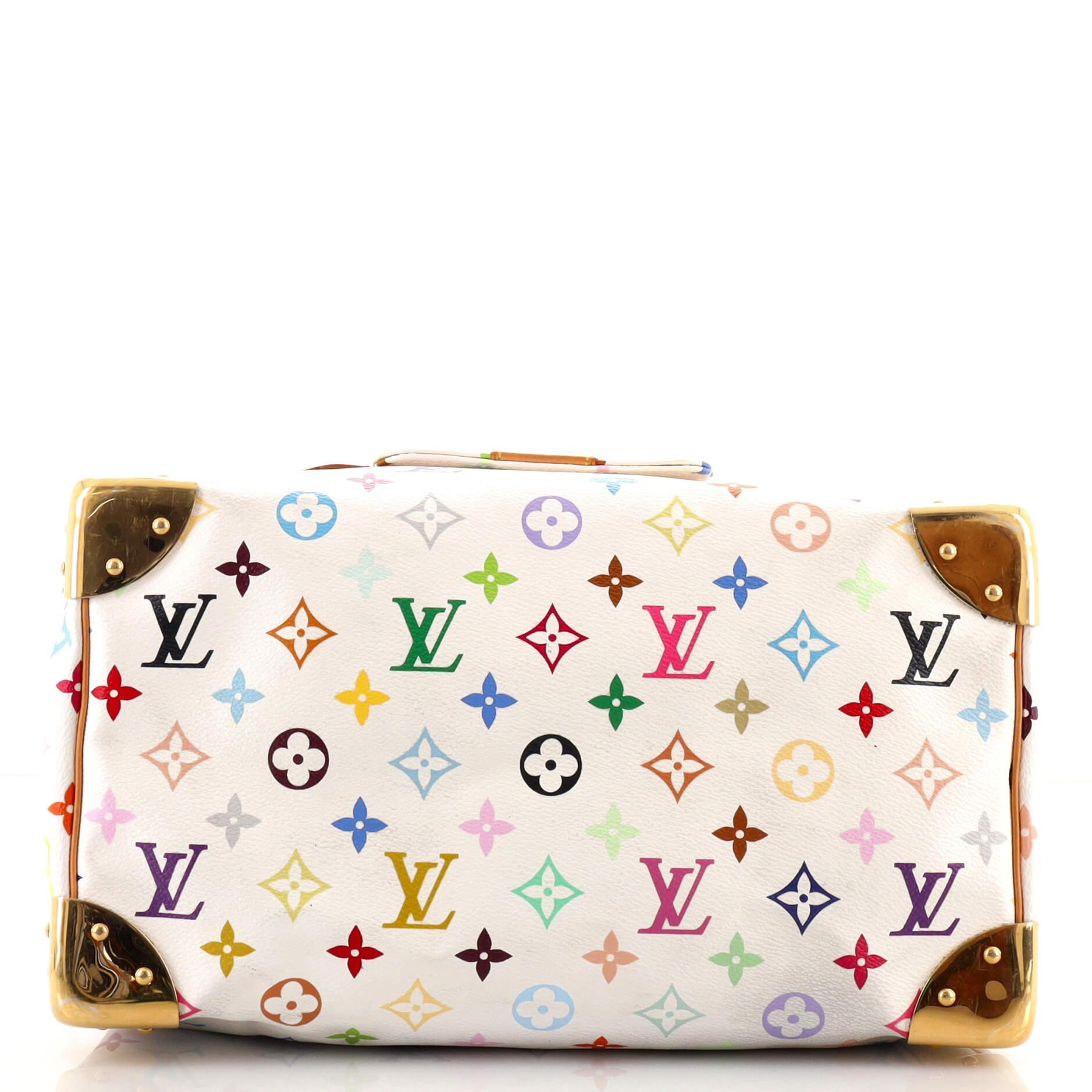 Louis Vuitton Speedy Handbag Monogram Multicolor 30 In Good Condition In NY, NY