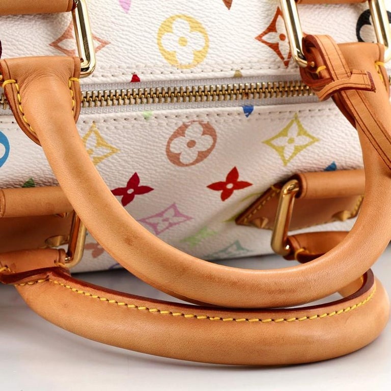 Speedy leather handbag Louis Vuitton Multicolour in Leather - 32260316