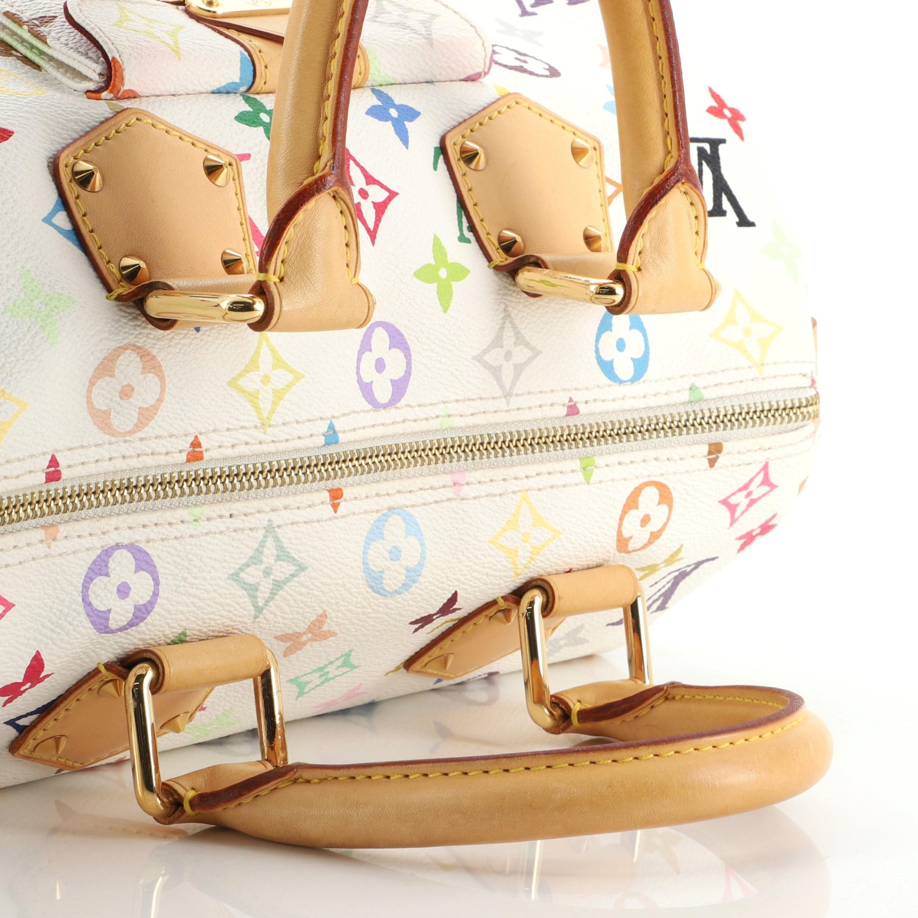 Louis Vuitton Speedy Handbag Monogram Multicolor 30 2