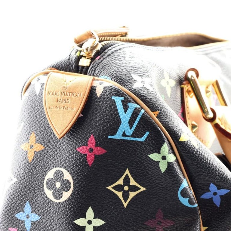 Louis Vuitton Speedy Handbag Monogram Multicolor 30 For Sale 4