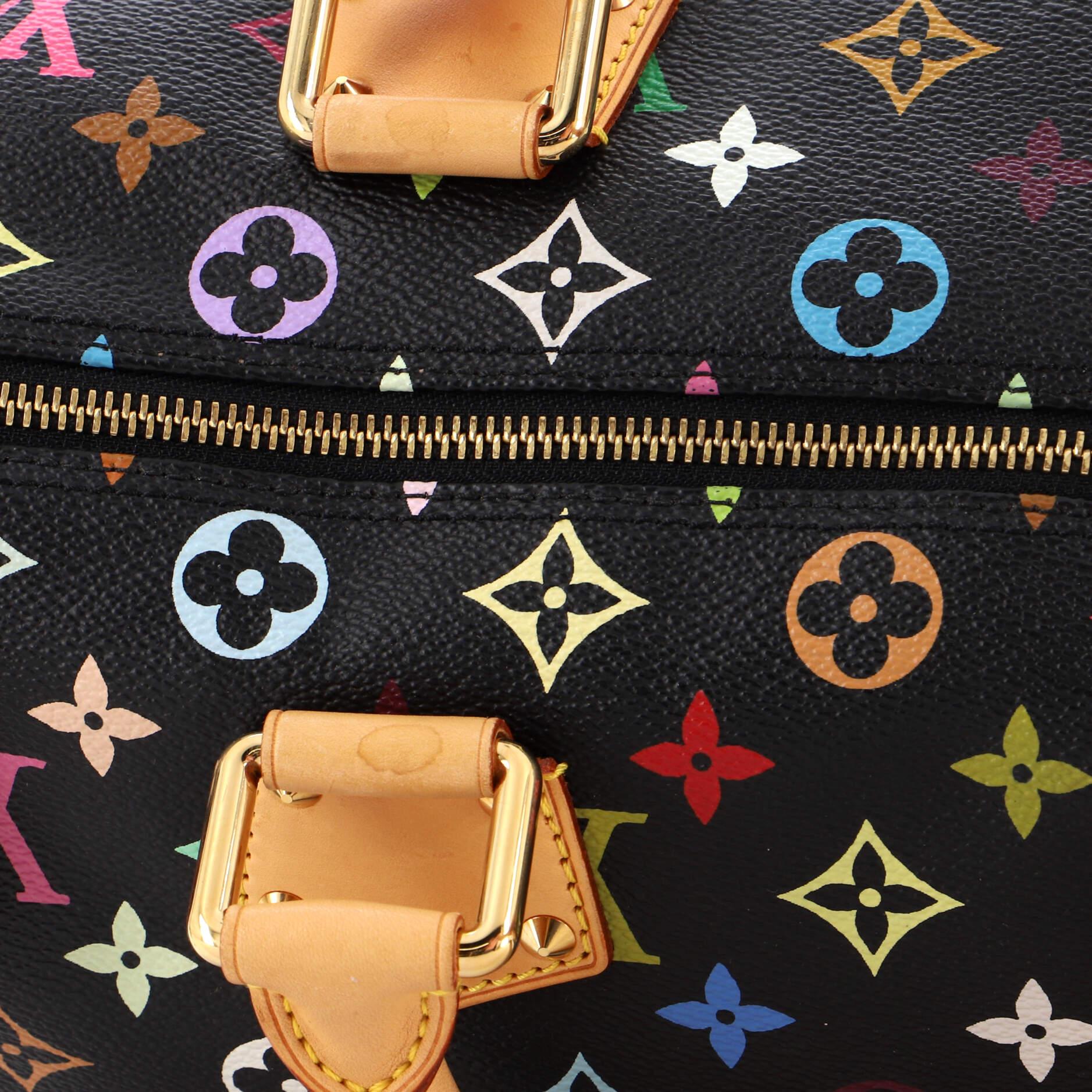 Louis Vuitton Speedy Handbag Monogram Multicolor 30 4