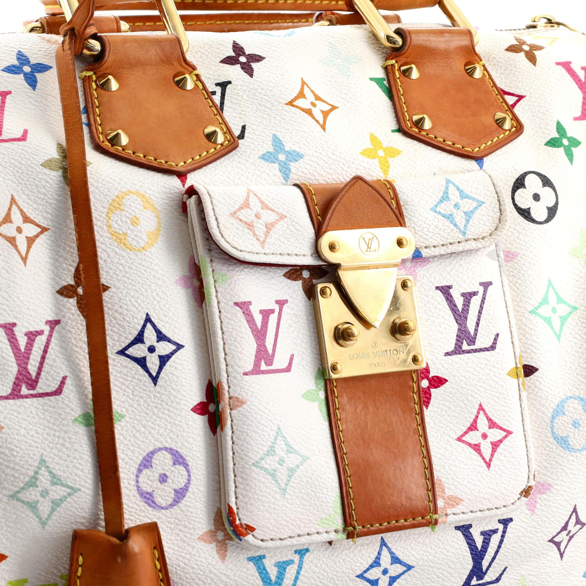 Louis Vuitton Speedy Handbag Monogram Multicolor 30 3