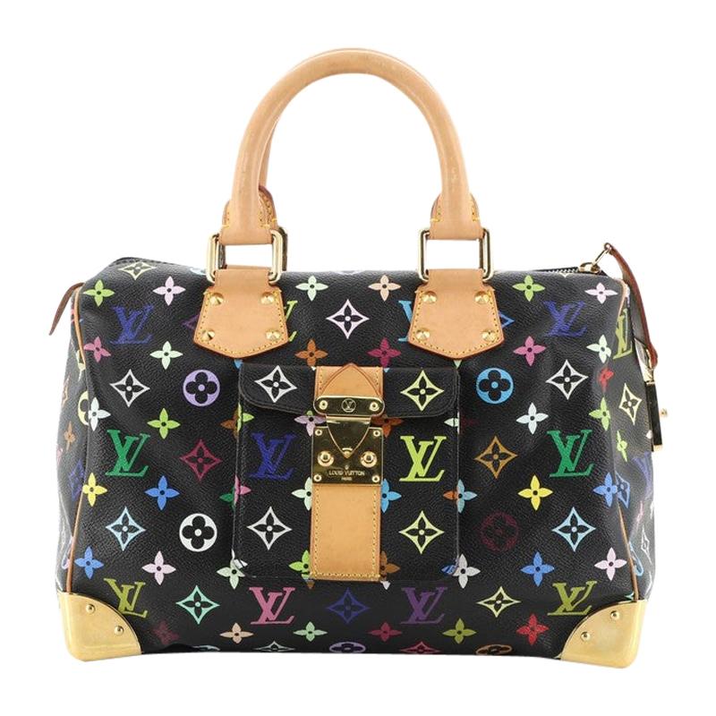 Louis Vuitton Speedy Handbag Monogram Multicolor 30