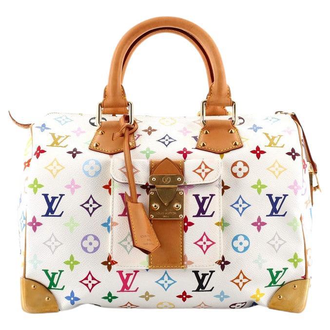 Louis Vuitton Speedy Handbag Monogram Multicolor 30 at 1stDibs