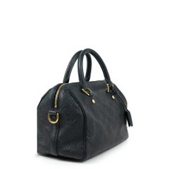 LOUIS VUITTON, Speedy in blue empreinte leather