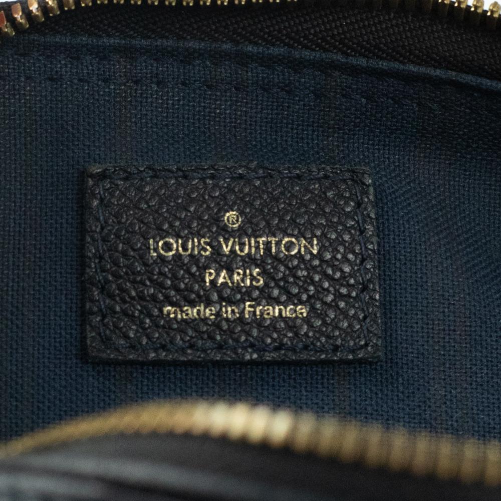 LOUIS VUITTON, Speedy in blue empreinte leather For Sale 1