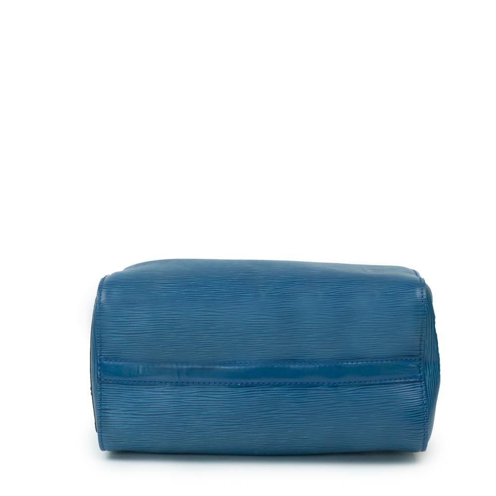 Blue Louis Vuitton, Speedy in blue leather