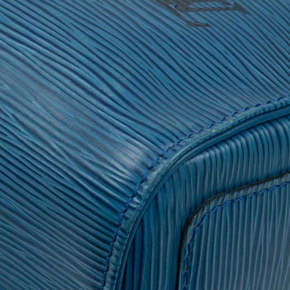 Louis Vuitton, Speedy in blue leather 3