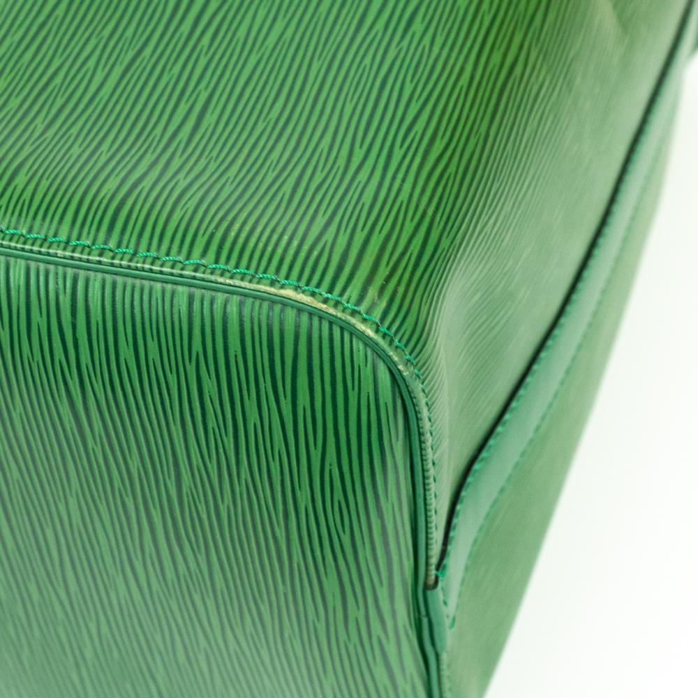 Louis Vuitton, Speedy in green leather 4