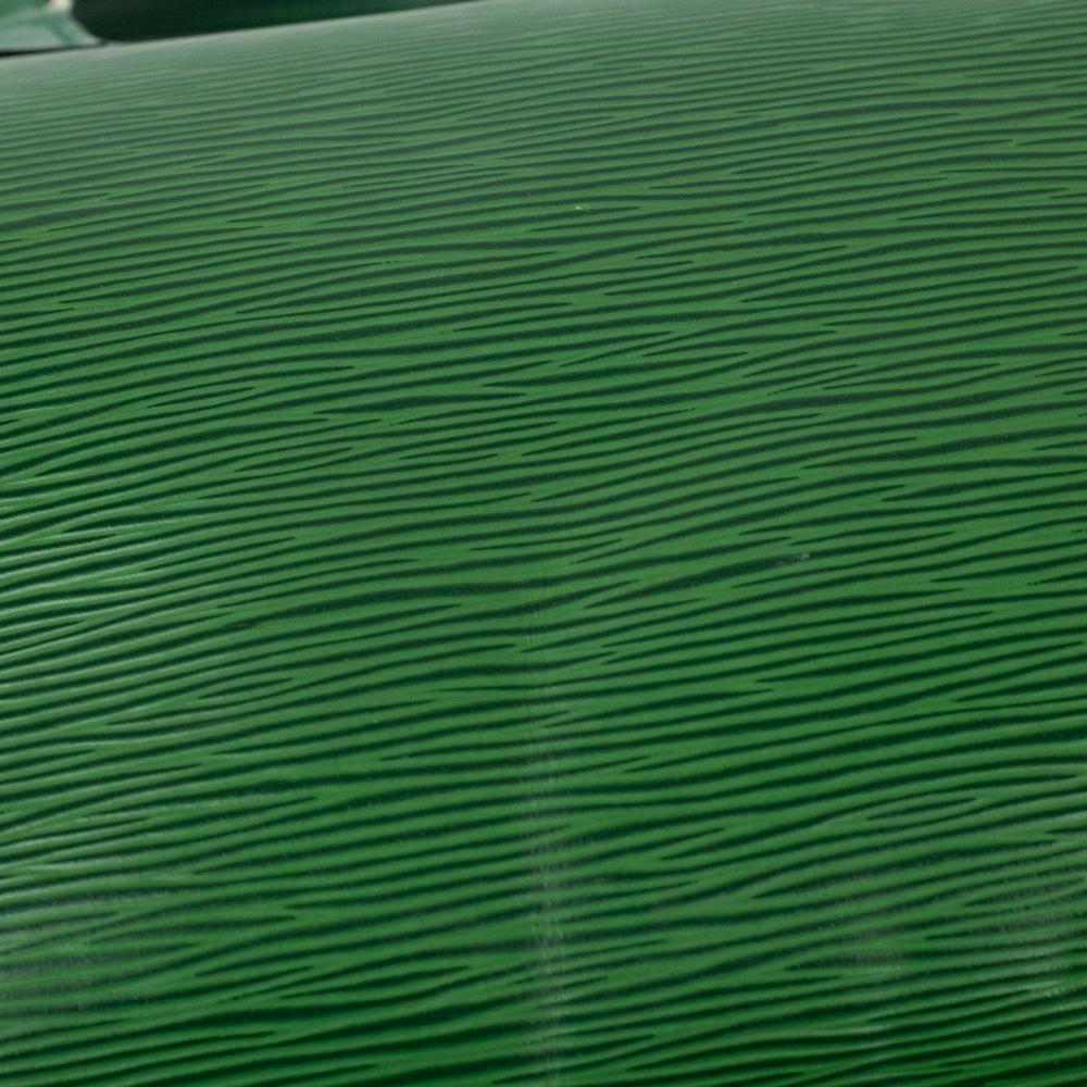 Louis Vuitton, Speedy in green leather 7