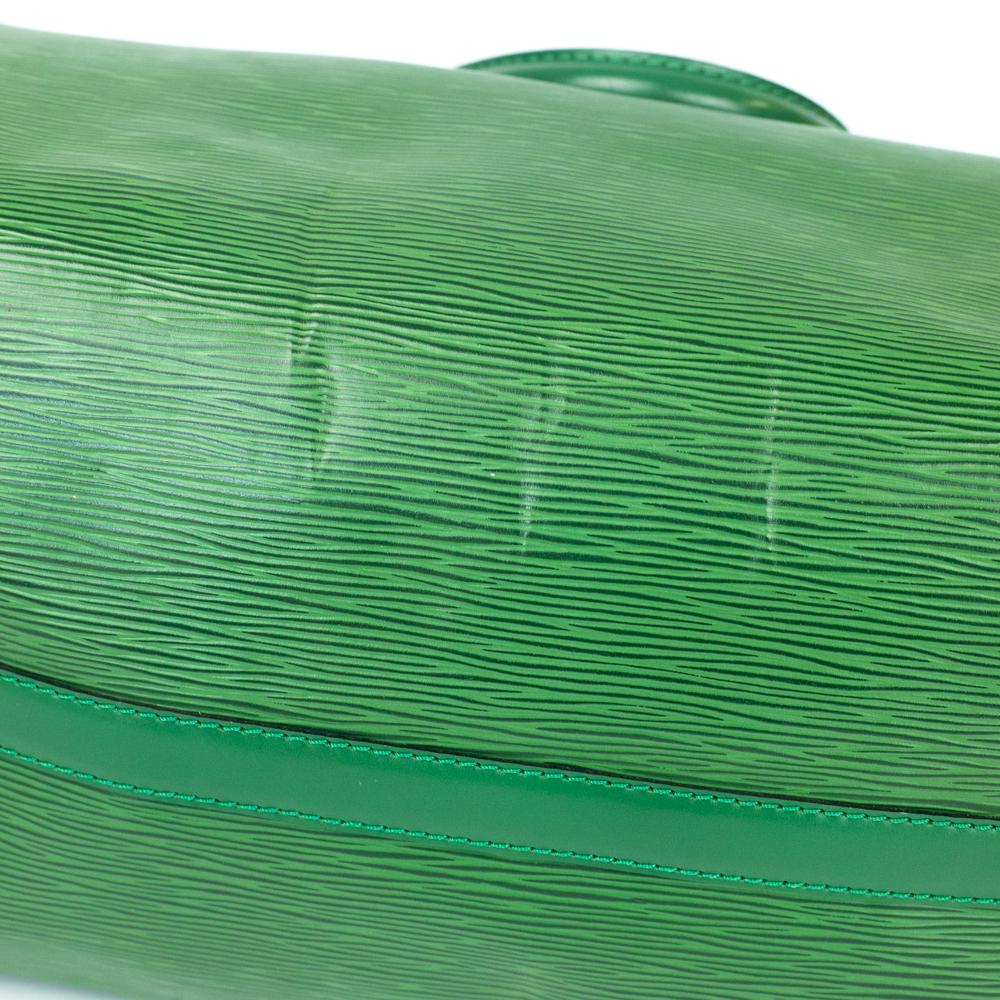 Louis Vuitton, Speedy in green leather 8
