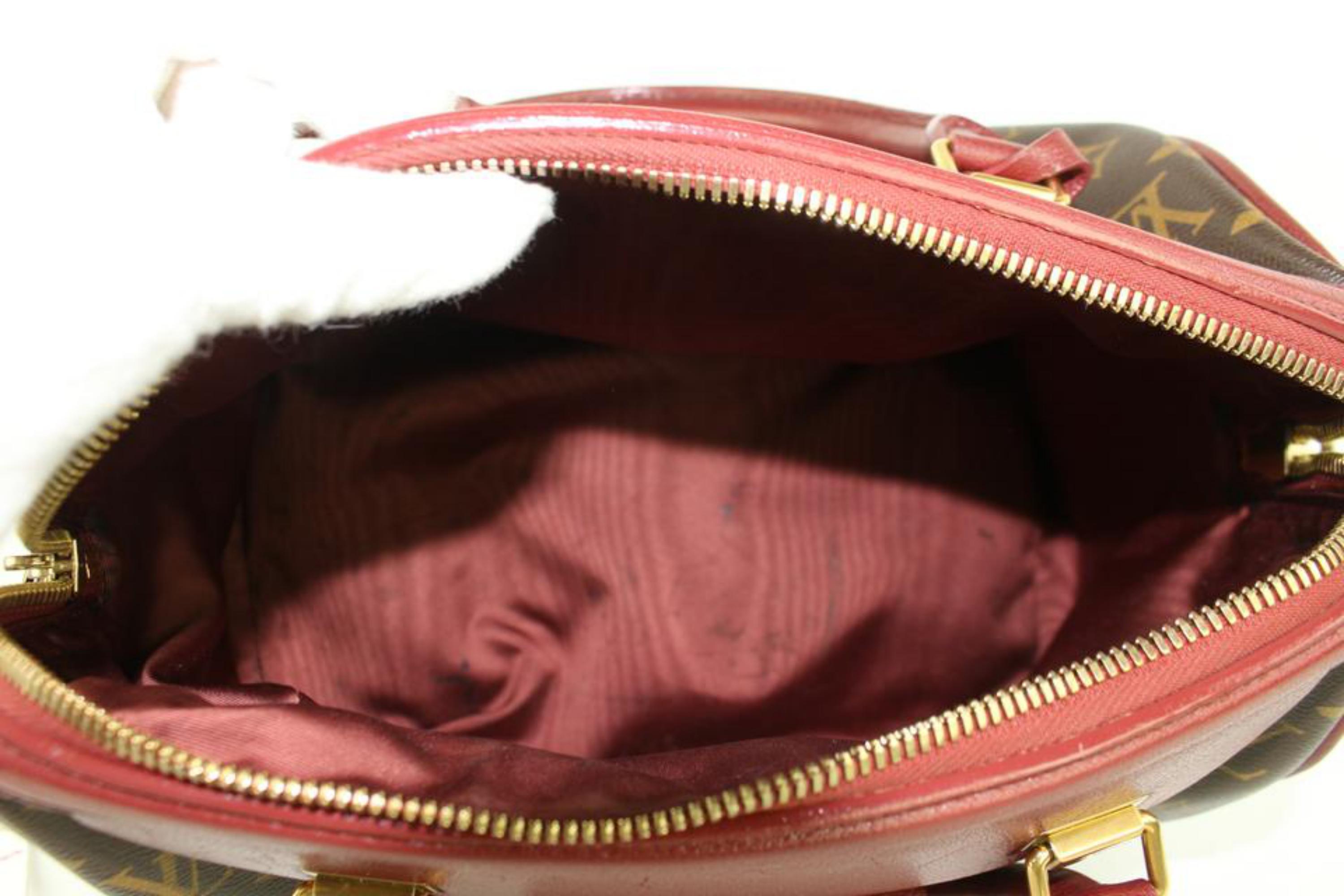 Louis Vuitton Speedy Limited Edition Bordeaux Golden Arrow 12lz0129  In Excellent Condition For Sale In Forest Hills, NY