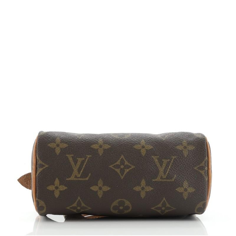 Women's or Men's  Louis Vuitton Speedy Mini HL Handbag Monogram Canvas