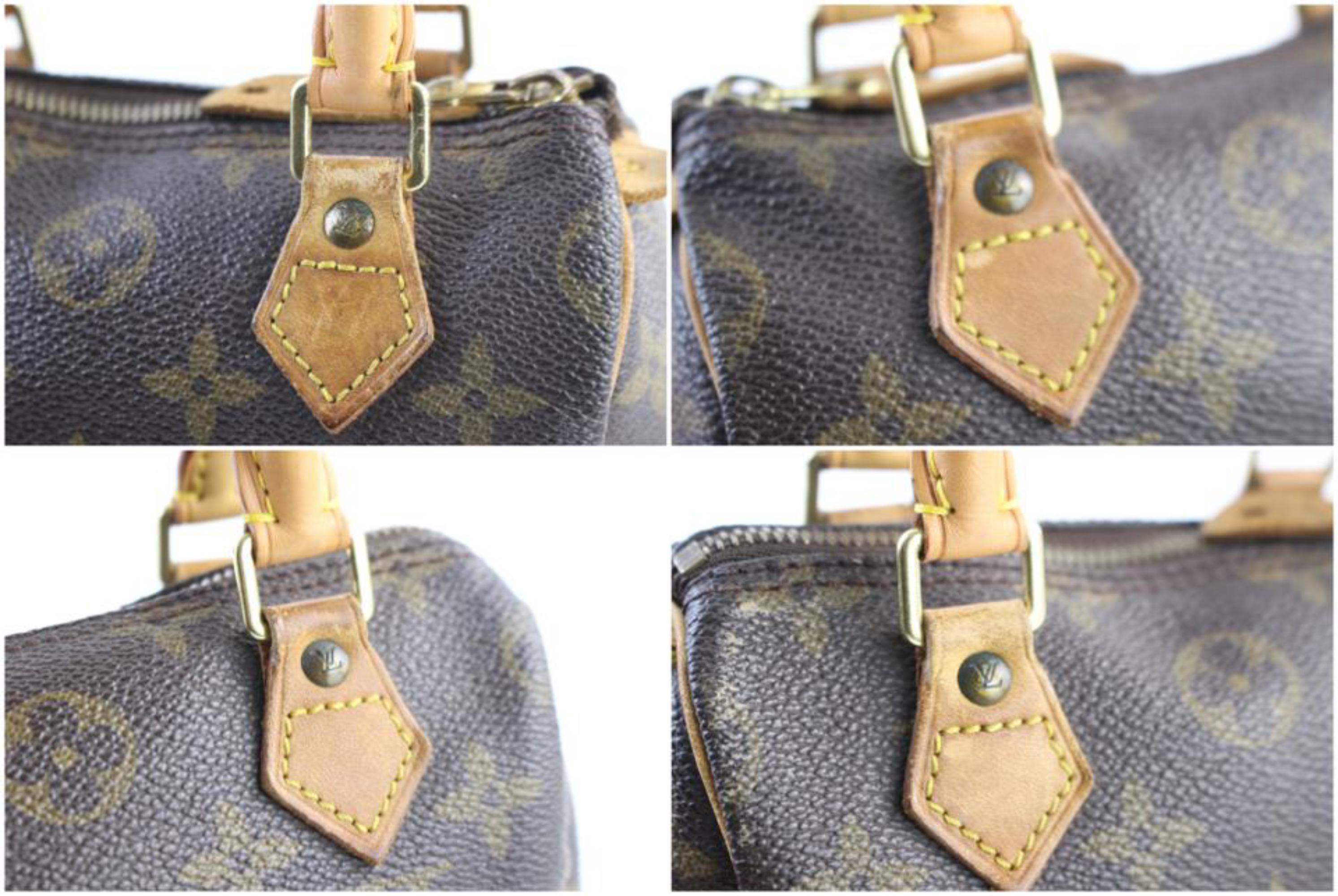 Women's Louis Vuitton Speedy Mini Hl with Strap 11lr0413 Brown Coated Canvas Cross Body For Sale