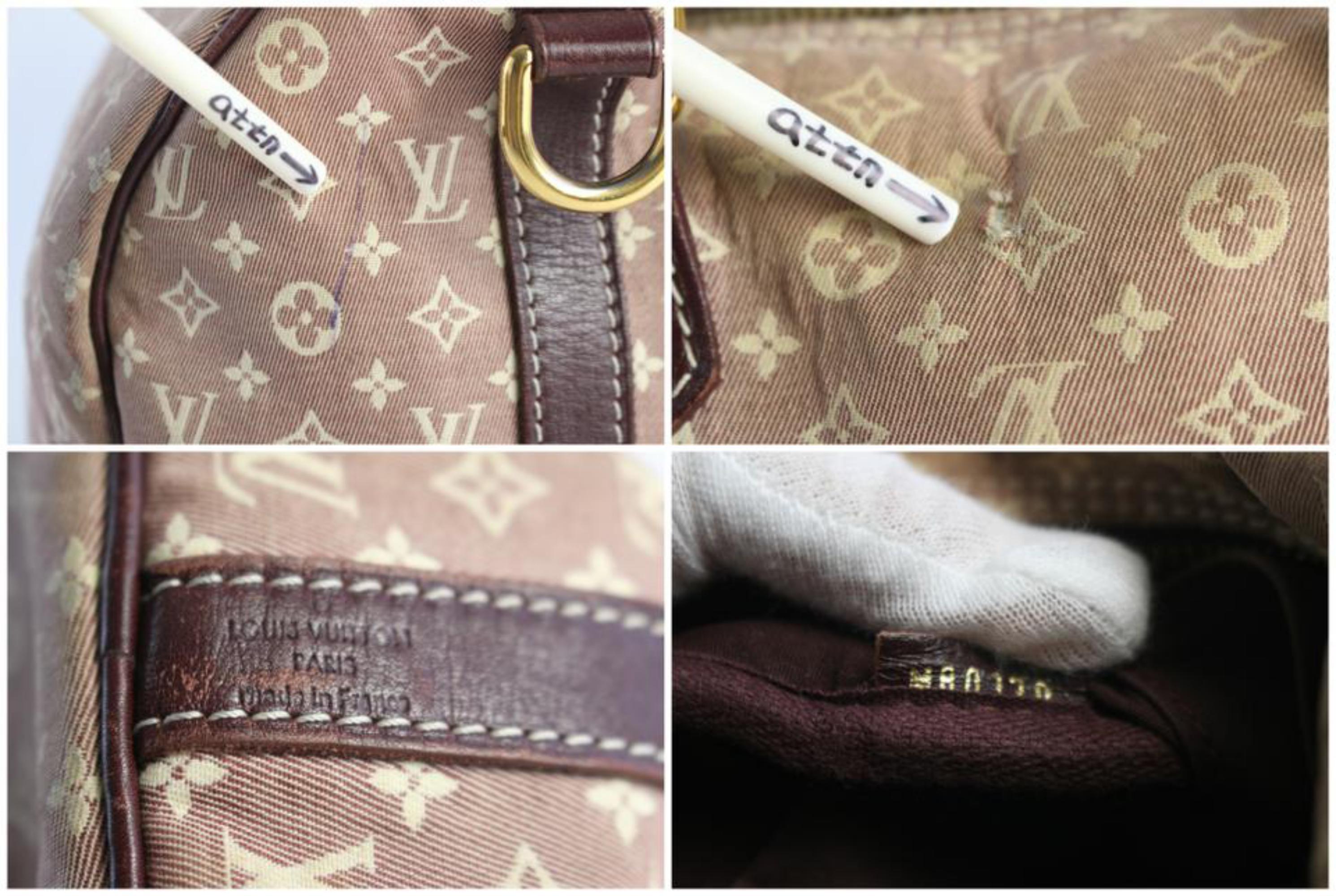 Women's Louis Vuitton Speedy Mini Lin Bandouliere 30 18lz0824 Burgundy Canvas Travel Bag For Sale