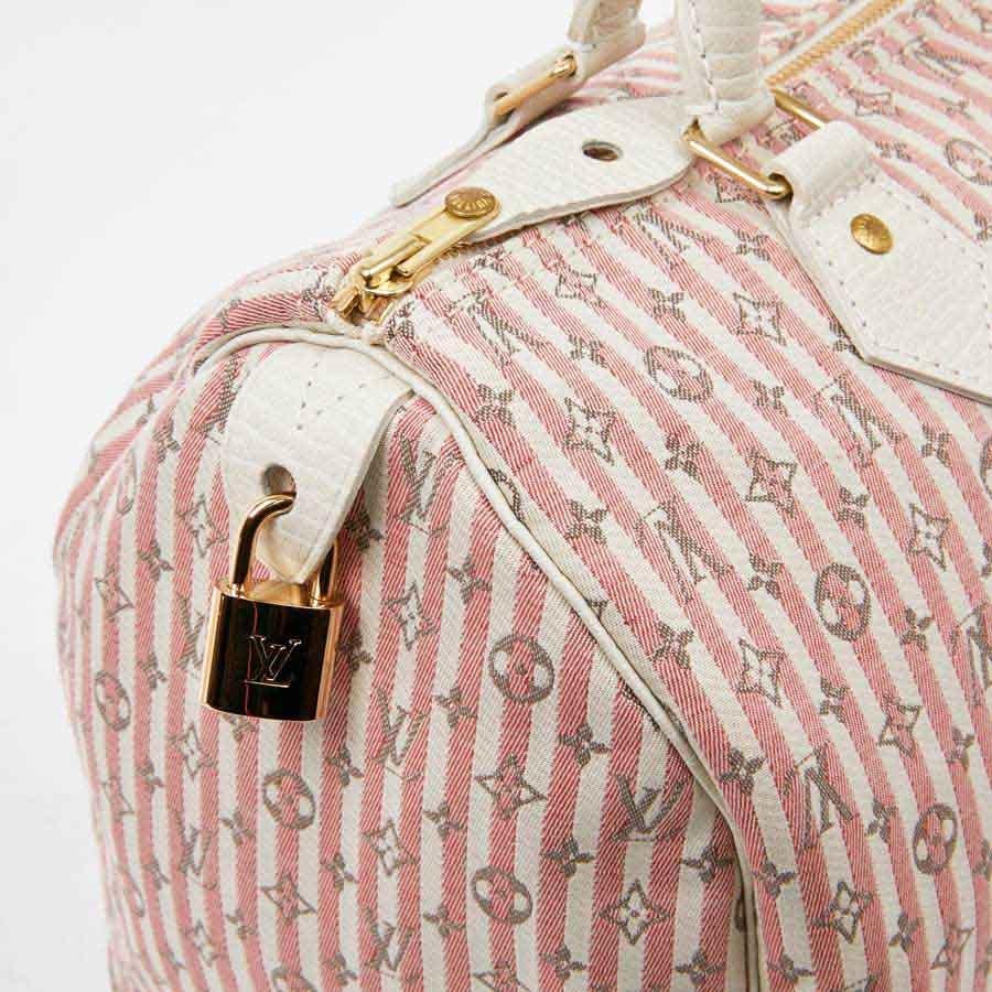 LOUIS VUITTON Speedy Mini Lin Monogram pink 2