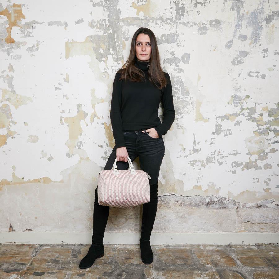 LOUIS VUITTON Speedy Mini Lin Monogram pink 6