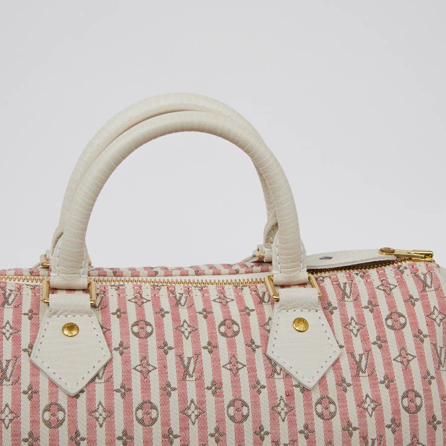 Women's LOUIS VUITTON Speedy Mini Lin Monogram pink