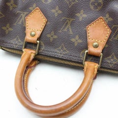 Louis Vuitton Speedy Monogram 25 Small Boston 869387 Brown Coated Canvas Satchel