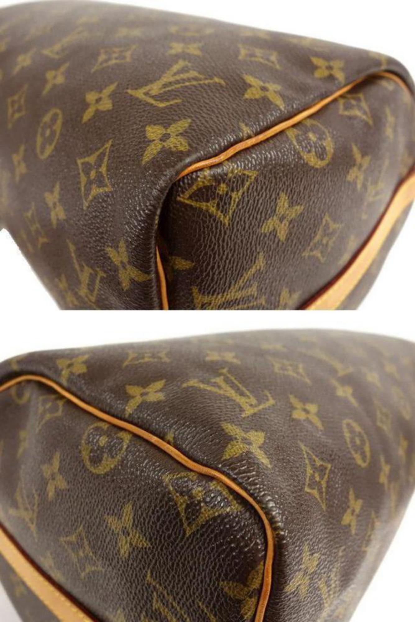 Louis Vuitton Speedy Monogram 30 Bandouliere with Strap 232832 Cross Body Bag For Sale 2