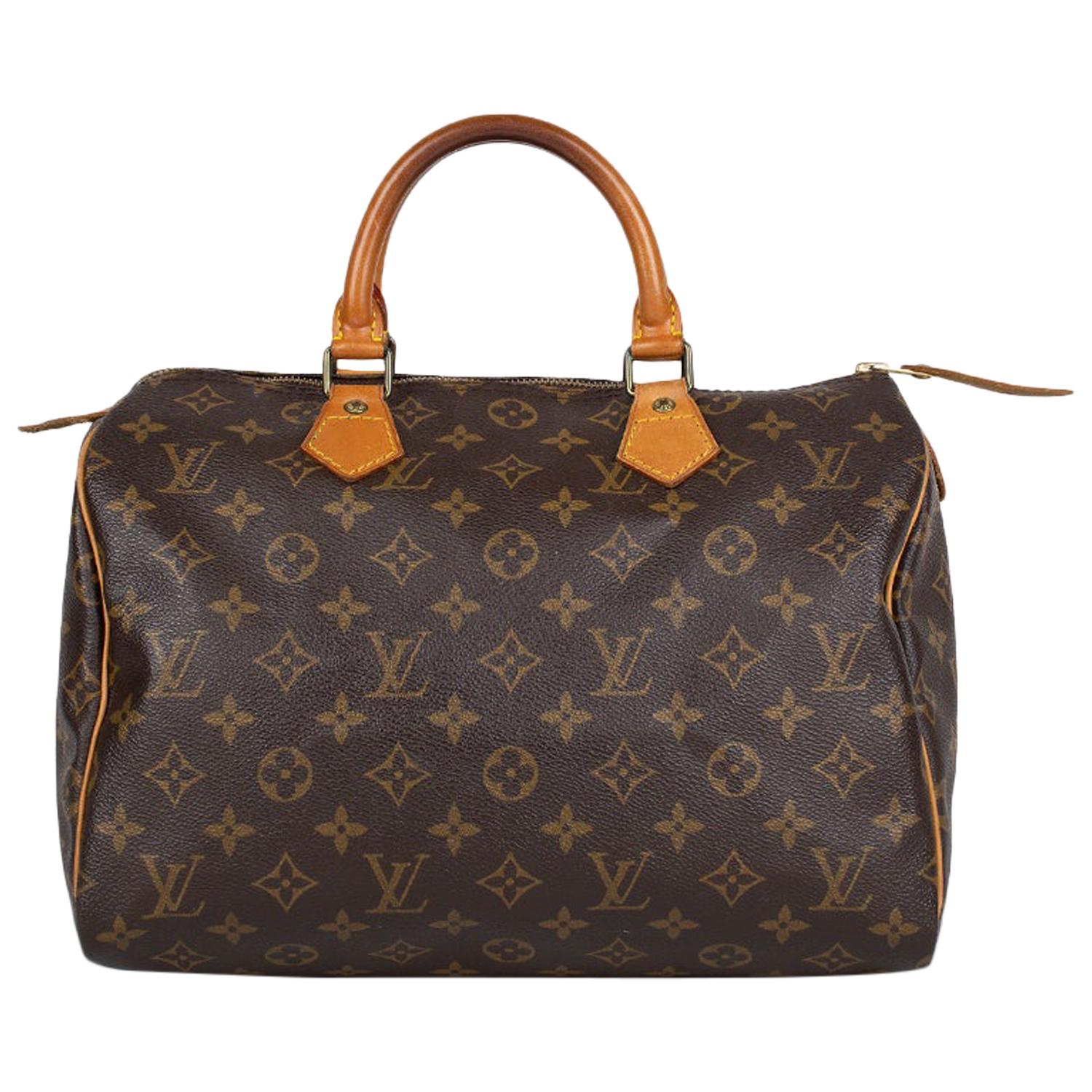 Louis Vuitton Speedy Monogram 30 Handbag  For Sale