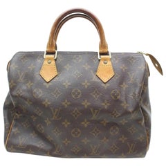 Louis Vuitton Speedy Monogram 30 Mm Medium 869357 Brown Coated Canvas Satchel