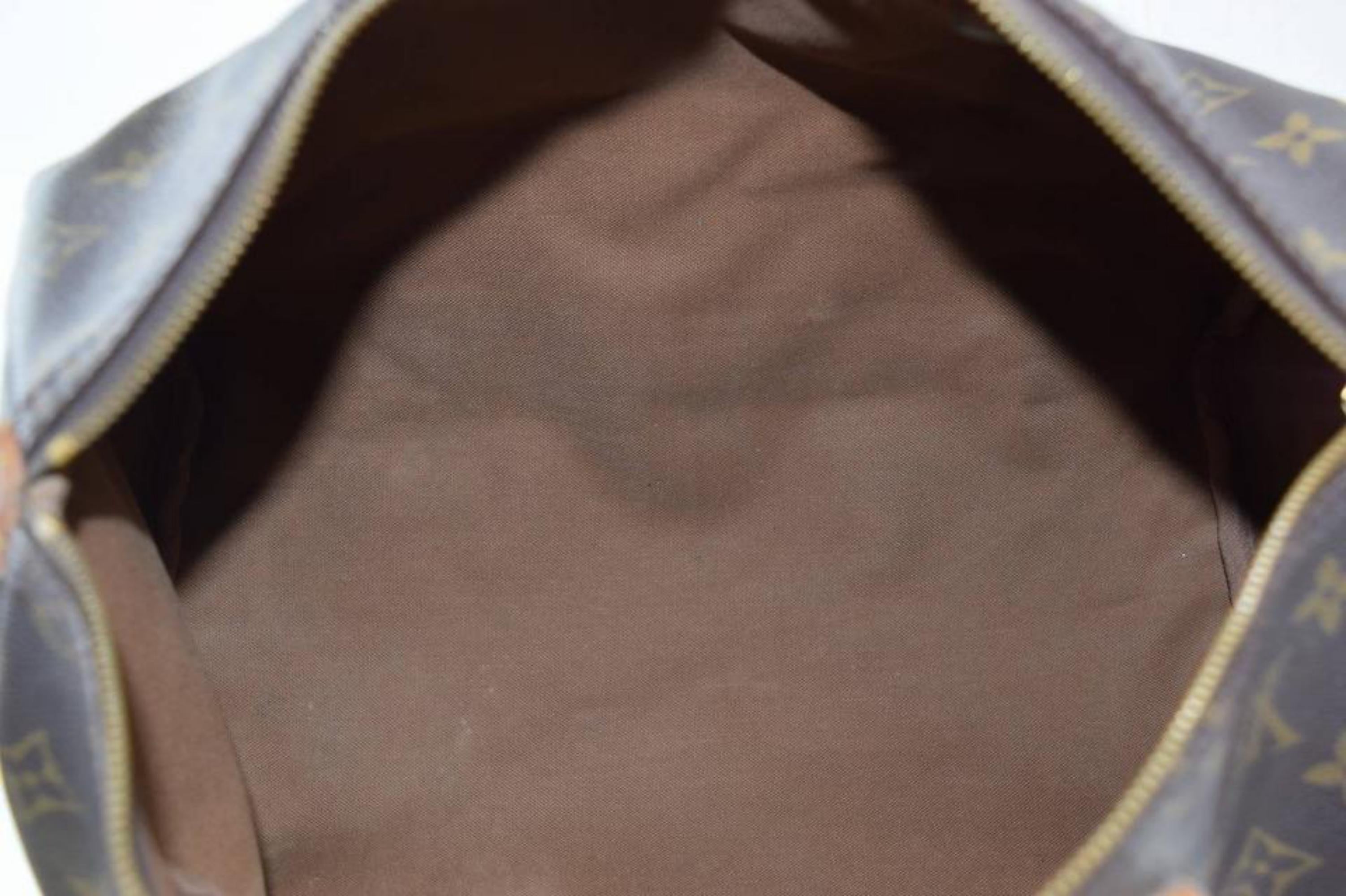 Louis Vuitton Speedy Monogram 35 866825 Brown Coated Canvas Satchel In Good Condition For Sale In Forest Hills, NY