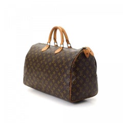 Louis Vuitton Speedy Monogram 40 866659 Brown Coated Canvas Satchel
