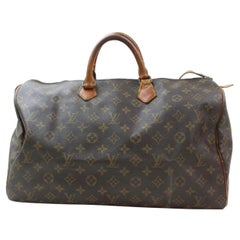 Louis Vuitton Vintage Monogram Canvas Speedy 40 Bag Satchel Brown Cloth  ref.628508 - Joli Closet