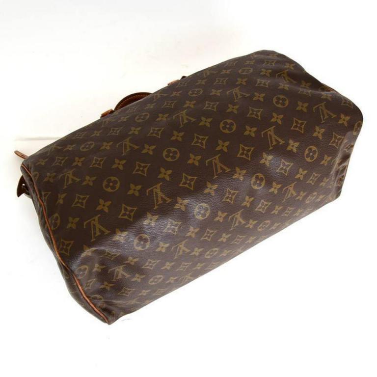 Louis Vuitton Speedy Monogram 40 Boston Gm 234032 Brown Coated Canvas Satchel 3