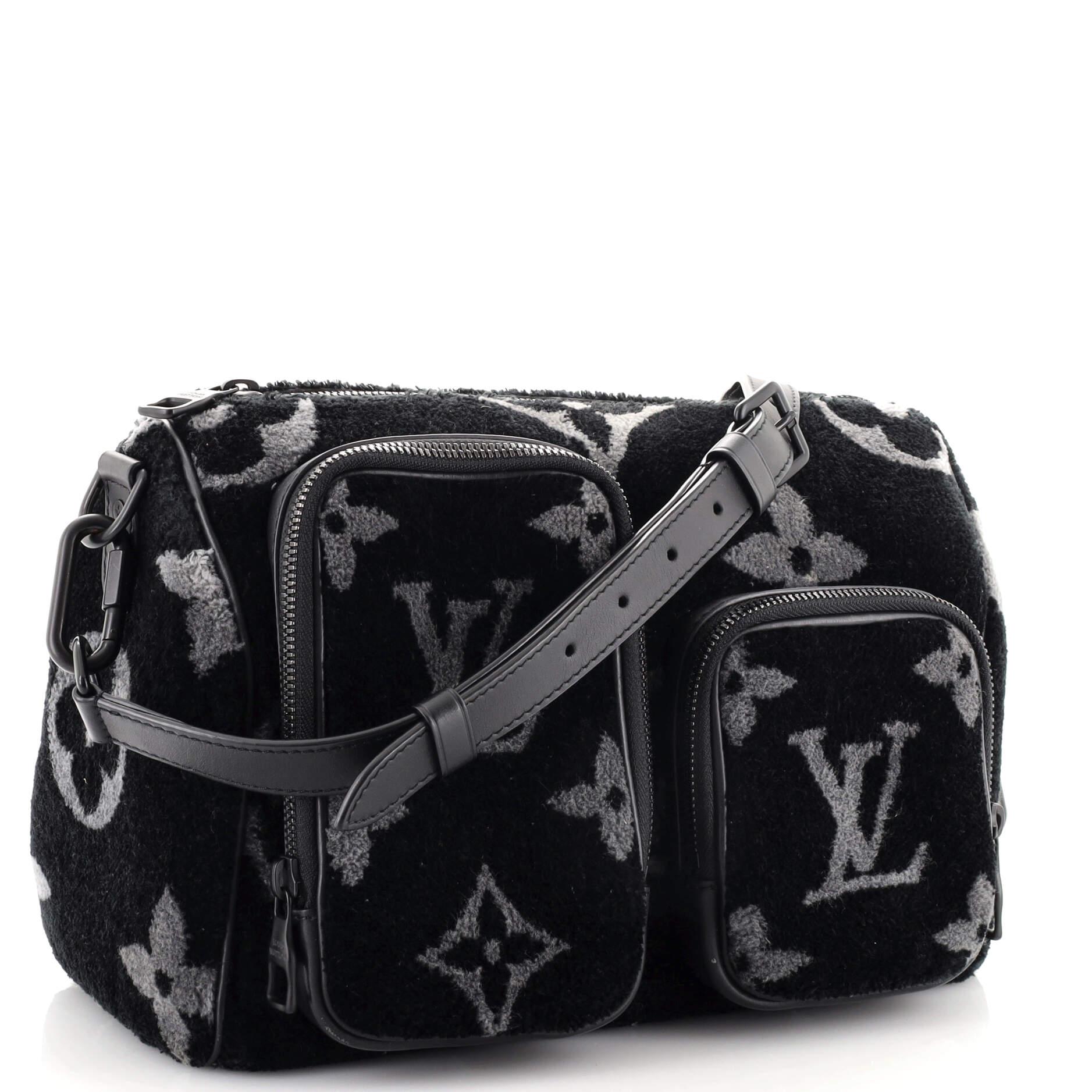 Black Louis Vuitton Speedy Multipocket Bag Monogram Eclipse Tuffetage 25