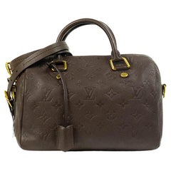 LOUIS VUITTON Speedy Shoulder bag in Brown Leather