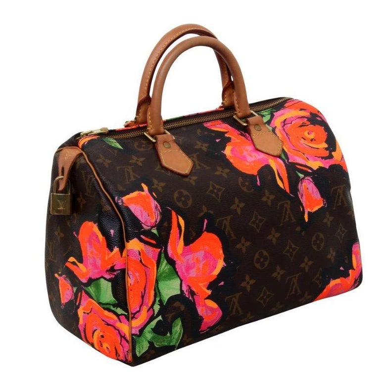 Sold at Auction: Stephen Sprouse, LOUIS VUITTON X STEPHEN SPROUSE ROSES SPEEDY  30