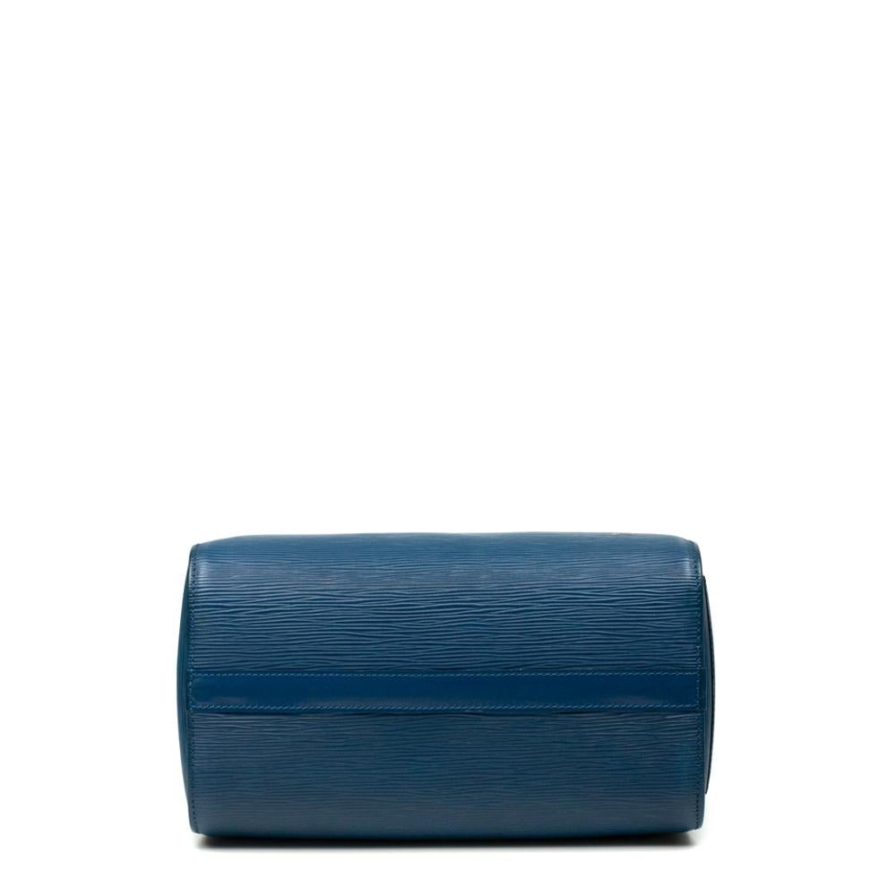 Women's LOUIS VUITTON, Speedy Vintage in blue epi leather For Sale