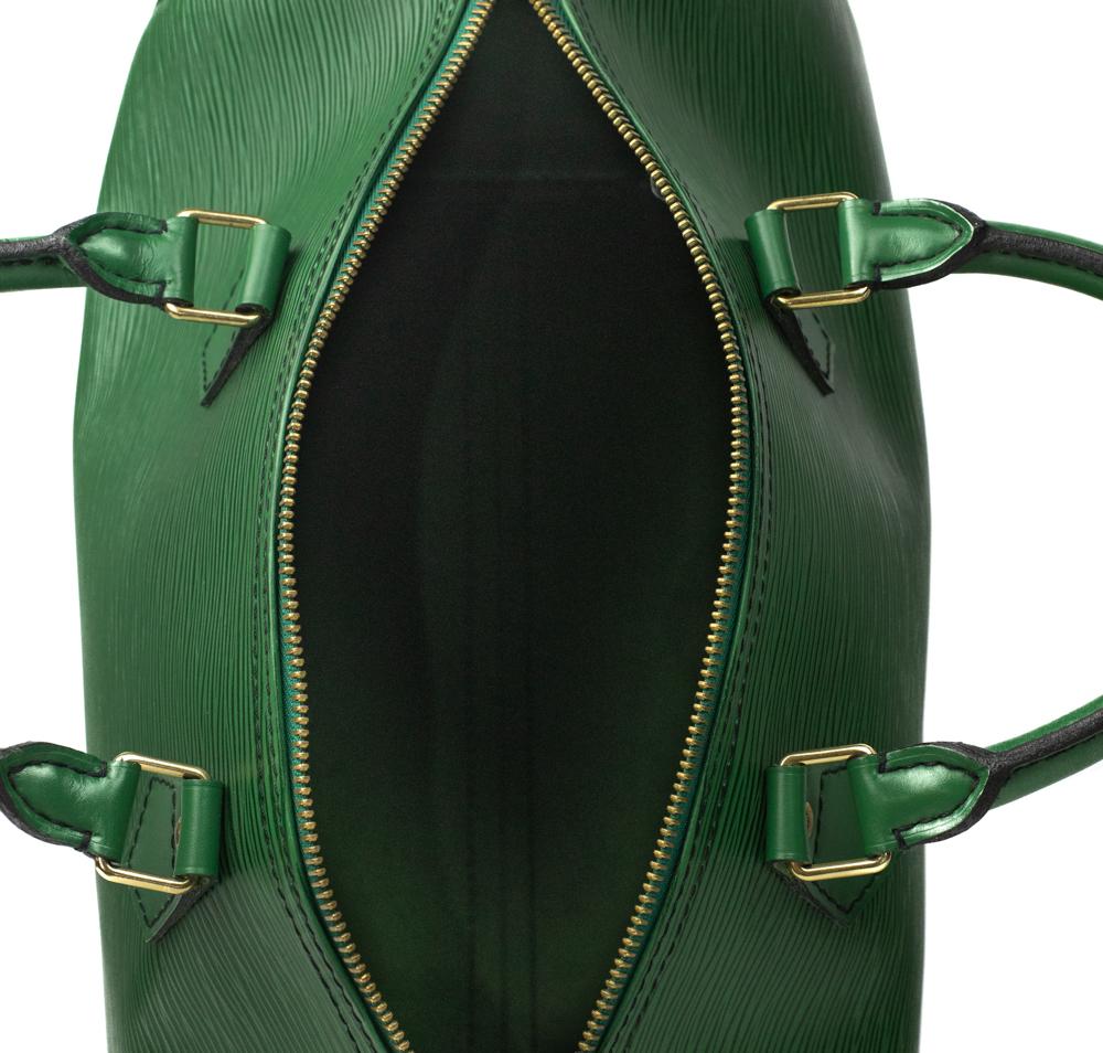Women's LOUIS VUITTON, Speedy Vintage in green epi leather