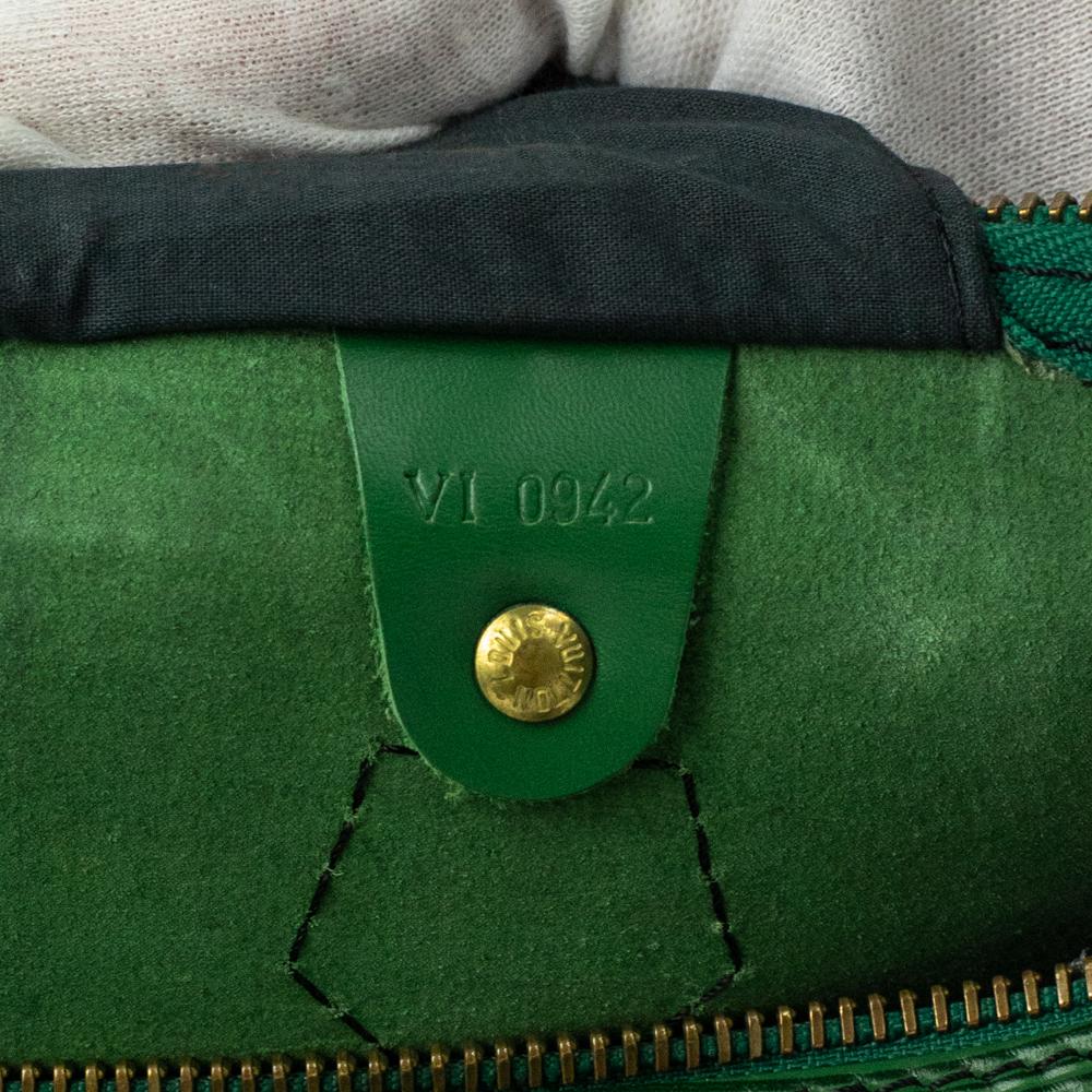 LOUIS VUITTON, Speedy Vintage in green epi leather 1