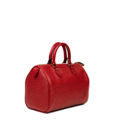 LOUIS VUITTON, Speedy Vintage in red epi leather