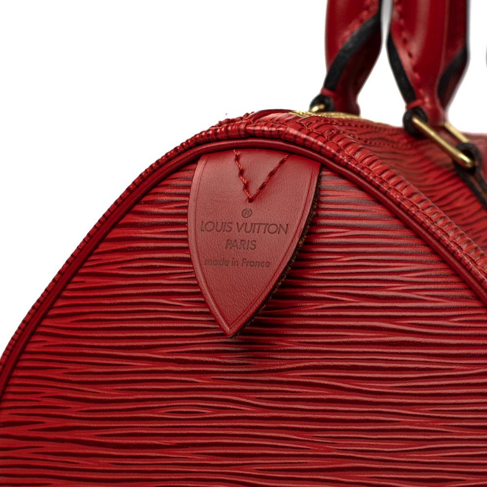 LOUIS VUITTON, Speedy Vintage in red epi leather For Sale 2