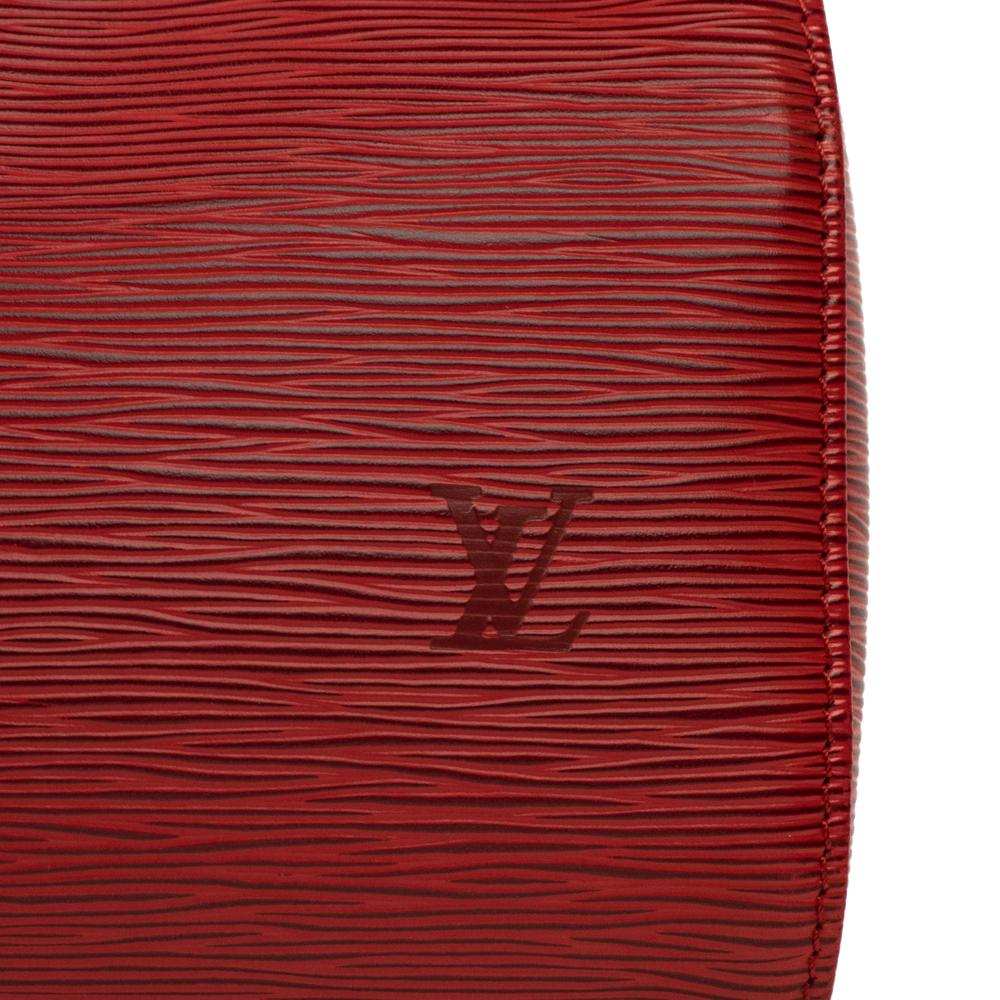 LOUIS VUITTON, Speedy Vintage in red epi leather For Sale 4