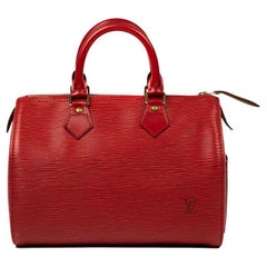LOUIS VUITTON, Speedy Vintage in red epi leather