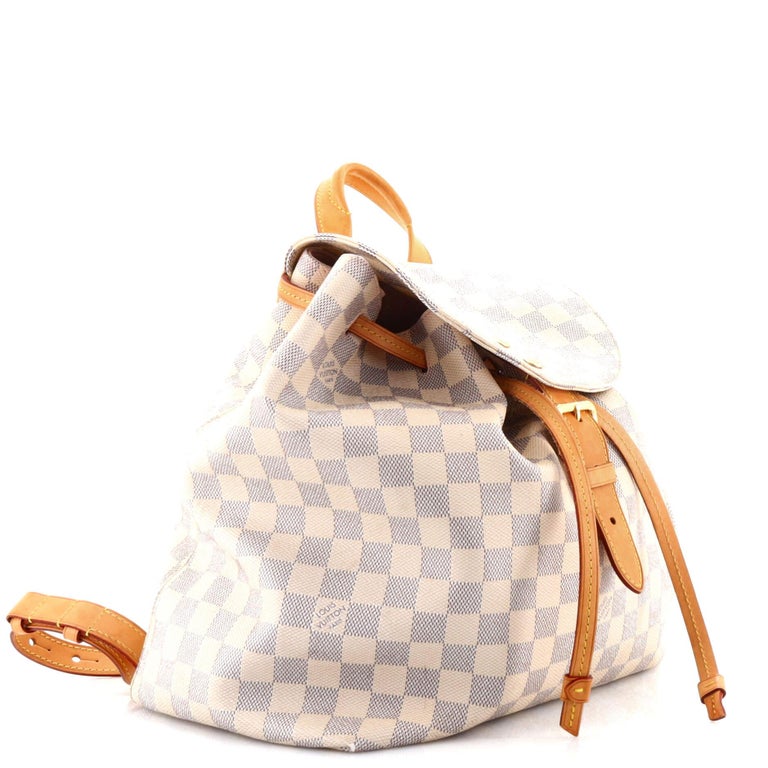 Sperone backpack cloth backpack Louis Vuitton Beige in Cloth