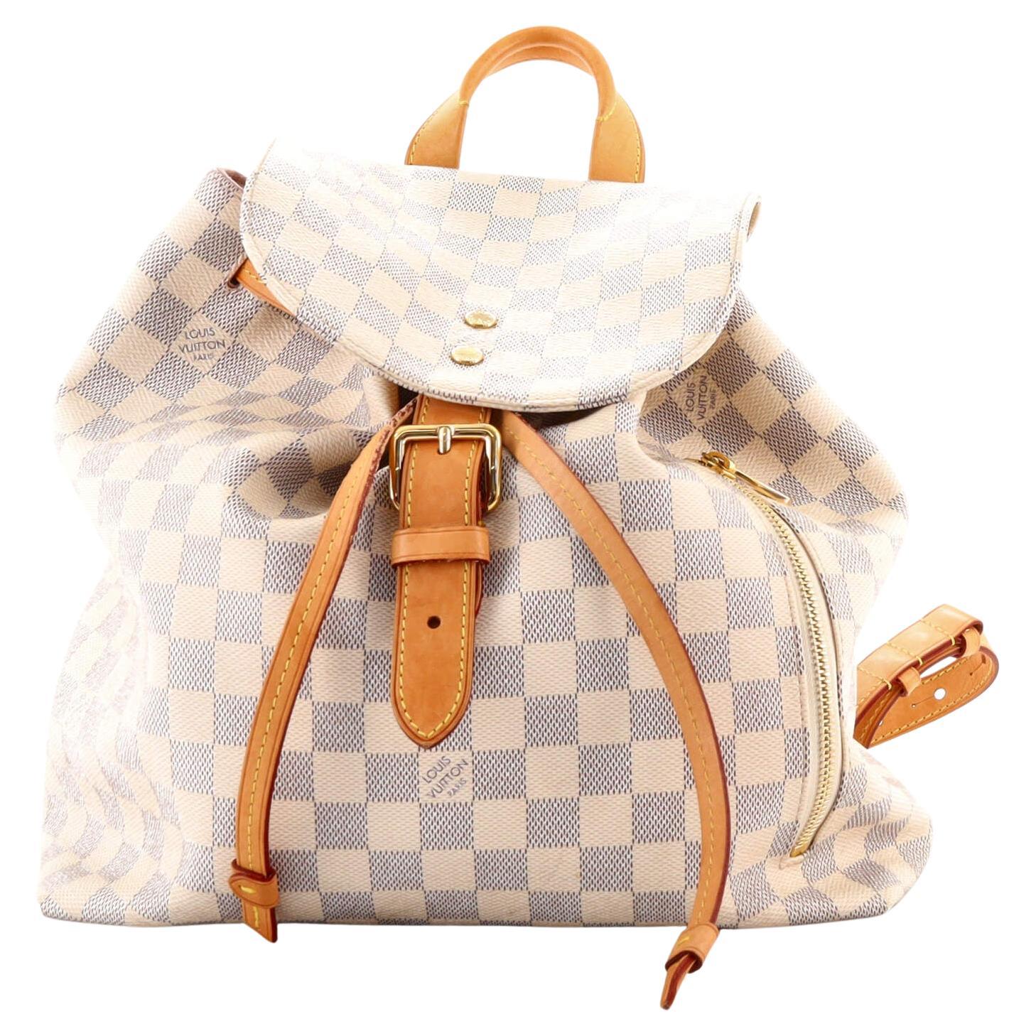 Louis Vuitton, Bags, Louis Vuitton Sperone Backpack Damier White