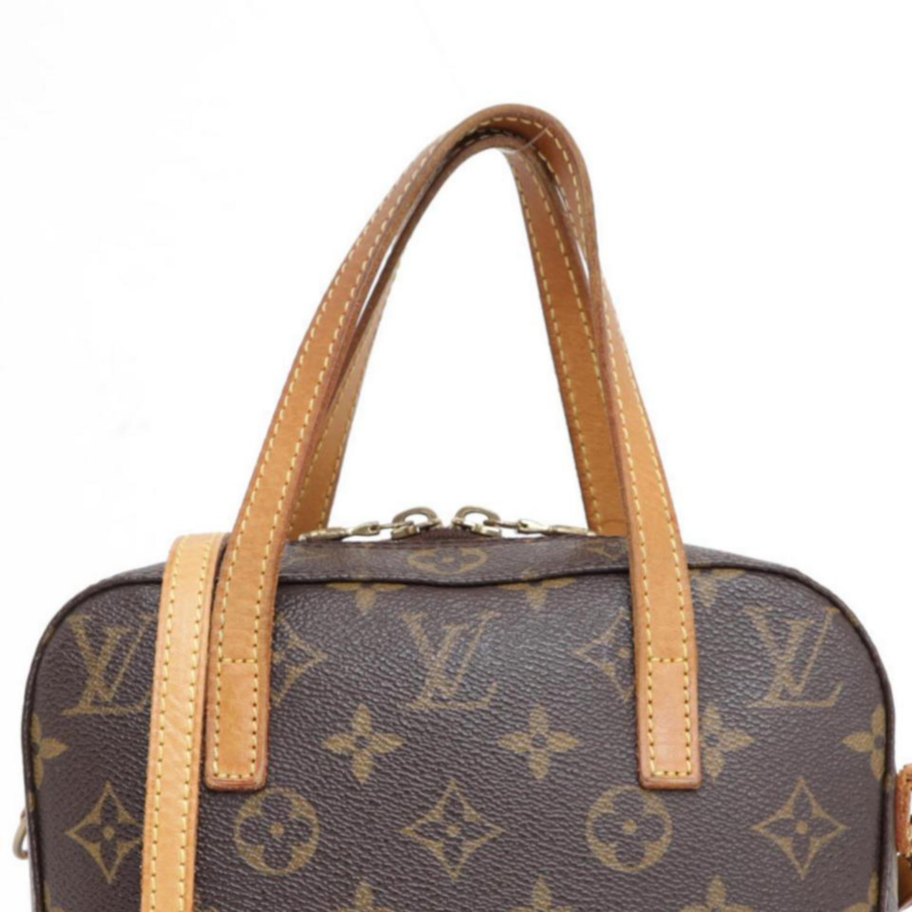 Louis Vuitton Spontini Monogram 2way 231622 Brown Canvas Shoulder Bag 5